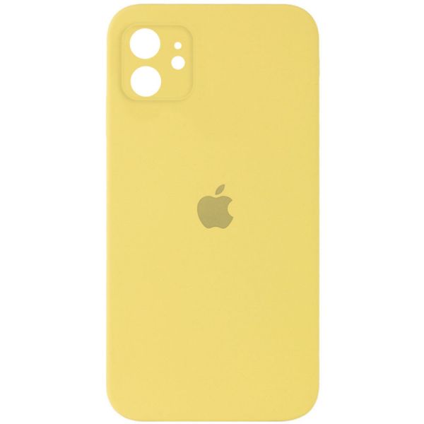 Чохол Silicone Case Square Full Camera Protective (AA) для Apple iPhone 11 (6.1")