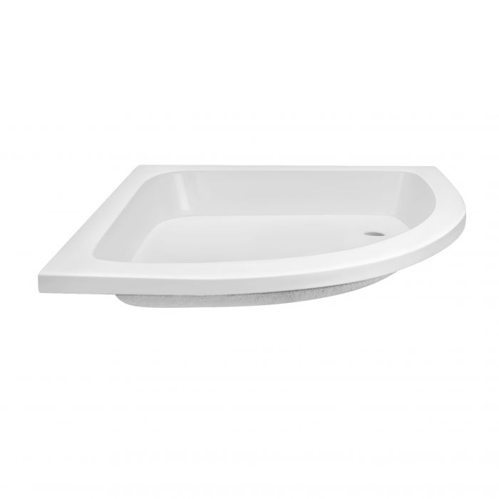 Набор Lidz душевая кабина Latwa SC90x90.SAT.MID.GR, стекло тонированное 4 мм + поддон с панелью Kupala