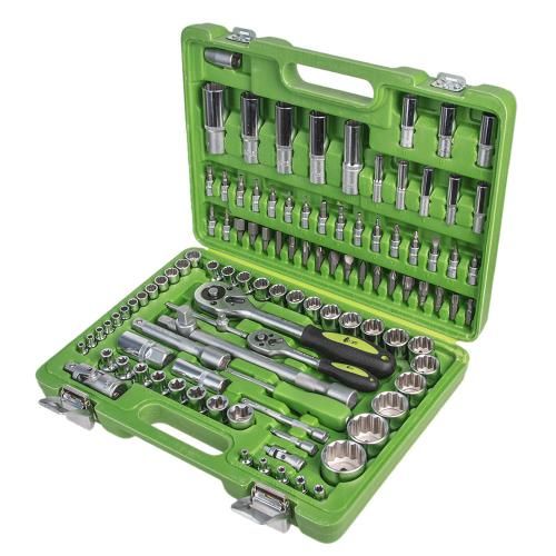 Универсальный набор инструмента 1/4" и 1/2", 108 предметов. (12 ган.) Alloid