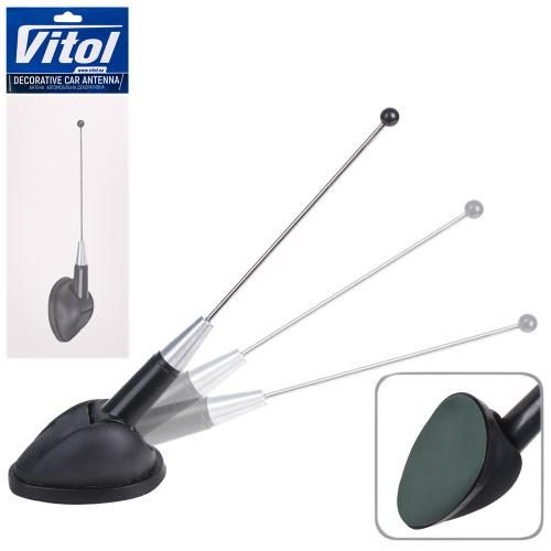 Антенна декоративная 61016S с наклоном/хром/шариков (61016S)