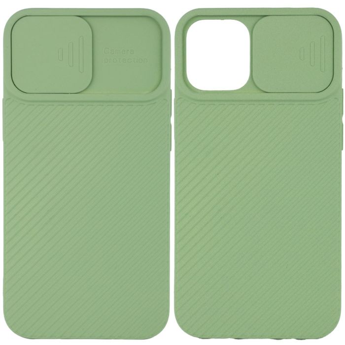 Чехол Camshield Square TPU со шторкой для камеры для Apple iPhone 12 Pro Max (6.7")