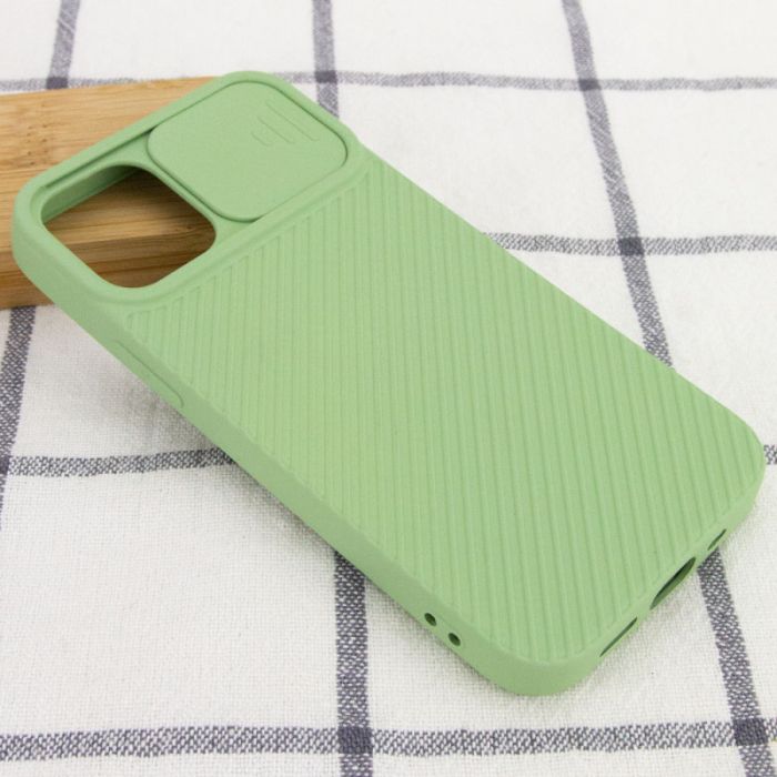 Чехол Camshield Square TPU со шторкой для камеры для Apple iPhone 12 Pro Max (6.7")