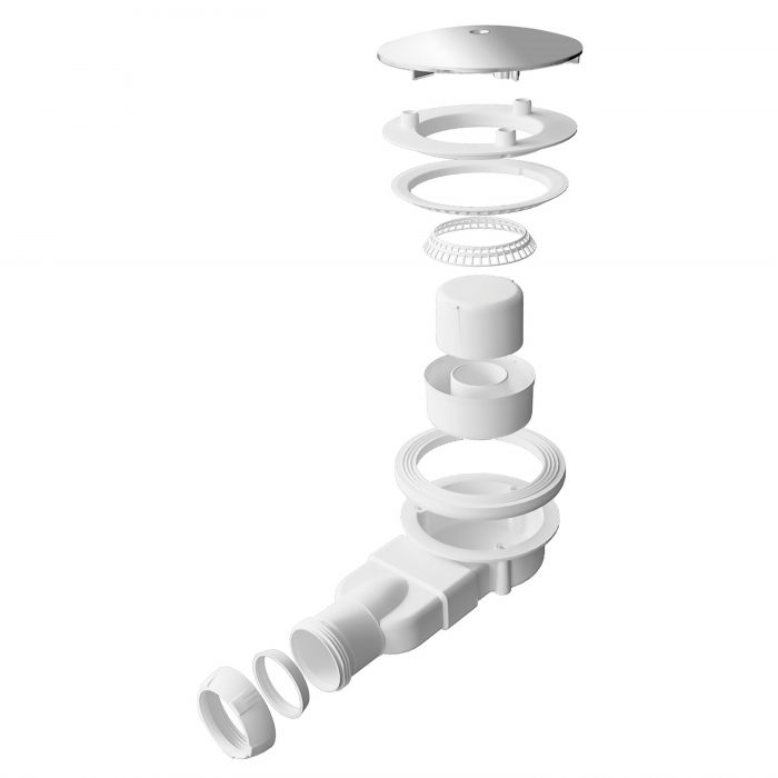 Набор Qtap душевая кабина Capricorn CRM1018RC6 Clear 2020x1000x800 мм + поддон Tern 301812C 100x80x12 см с сифоном