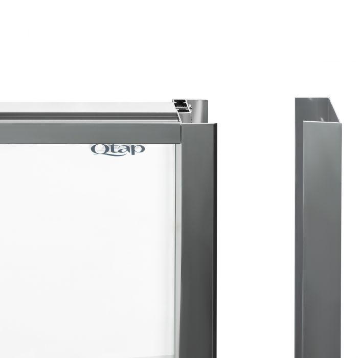 Набор Qtap душевая кабина Scorpio CRM10995-AC6 Clear 2120x900x900 мм + поддон Diamond 309912 90x90x12 см с сифоном.