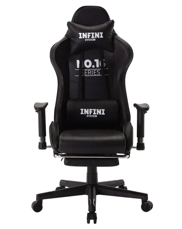 Компьютерное кресло INFINI SYSTEM NO. 16 Черный, Zenga экокожа