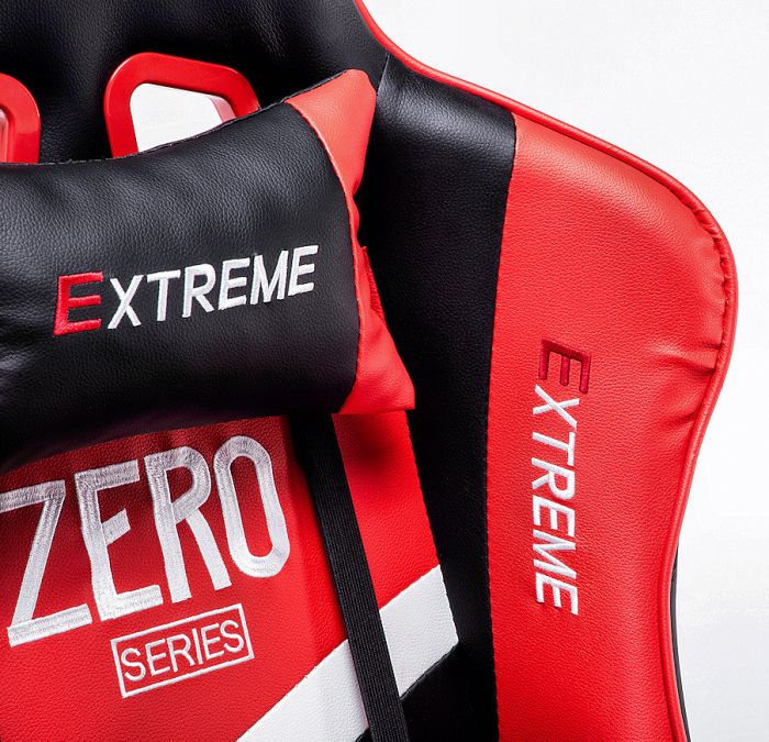 Компьютерное кресло EXTREME ZERO Красный, Zenga экокожа