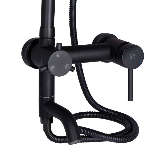 Душевая система Lidz Aria 06S-BES Black