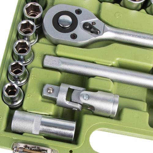 Набор головок 1/2", 22 предмета Alloid. 10-32 мм. (НГ-4022П)