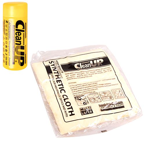 Салфетка влажная из искусственной замши CleanUP A CU-2022 30х30см (CU-2022/2021)