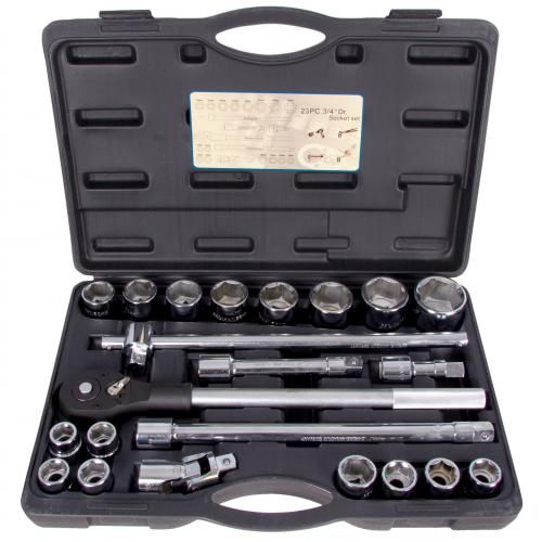 Набор головок 19-50 мм 3/4". 23 предмета Alloid