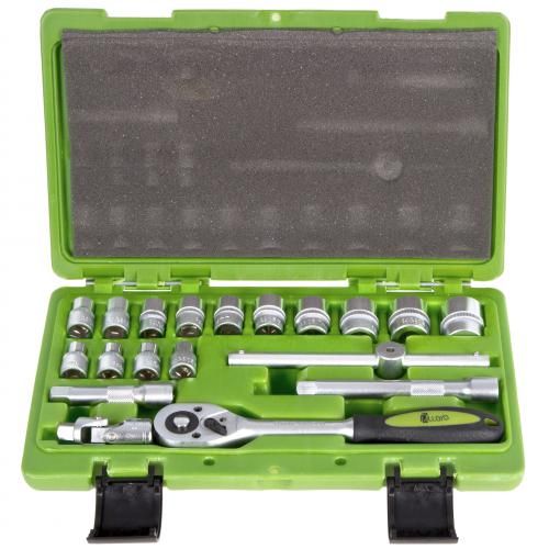 Набор головок 3/8", 19 предметов Alloid