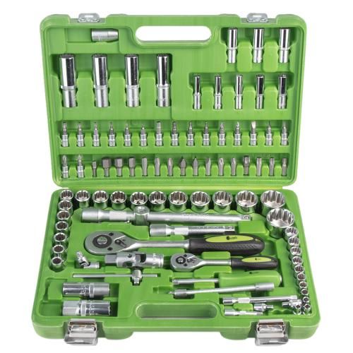 Набор инструментов Alloid 1/2" и 1/4" 12-г 94 предмета (НГ-4094П-12) (НГ-4094П-12)