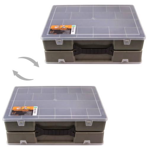 Органайзер подвійний 355*250*110 чорний (32571)