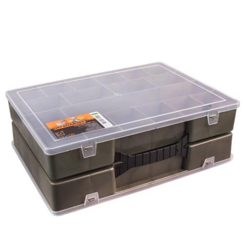 Органайзер подвійний 355*250*110 чорний (32571)