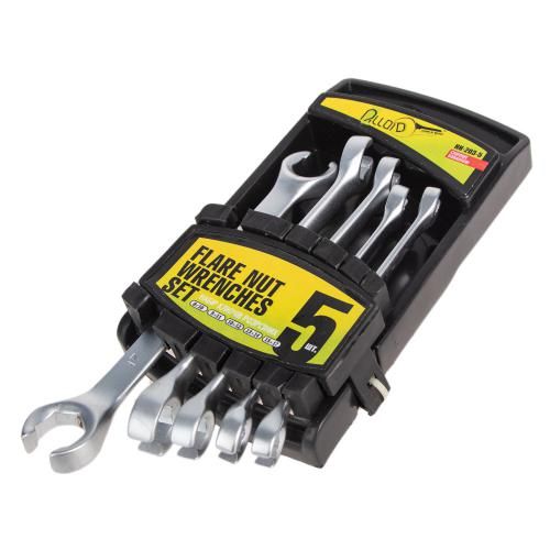 Набор разрезных ключей, 5 предметов, 8х10 - 15х17 мм Alloid