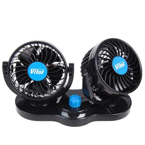 Вентилятор HX-T303-1 4" 12V 6.5W подвійний дві швидкості