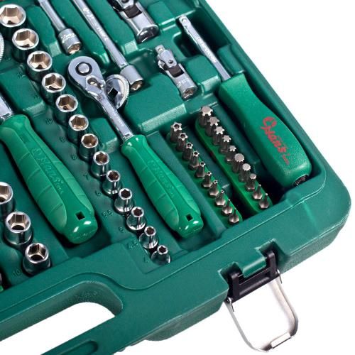 Набор инструмента 177 предметов 1/4", 3/8", 1/2" (ТК-177V) HANS