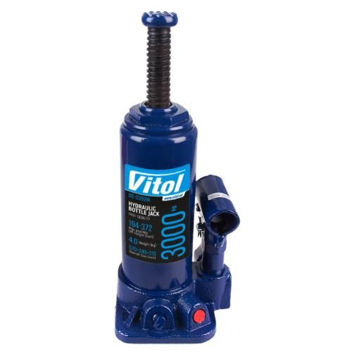 Домкрат гідравлічний телескоп 3т валіза. min 194мм - max 372 мм 3,33кг (DB-03006K/T90304S)