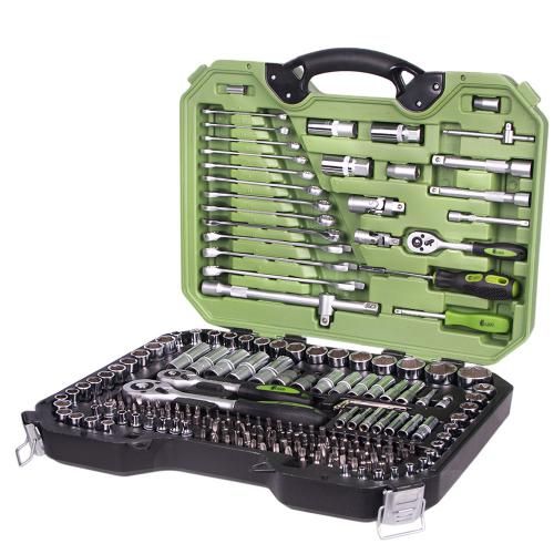Універсальний набор інструменту 1/4" & 3/8"&1/2" , 218 предм (НГ-4218П) Alloid