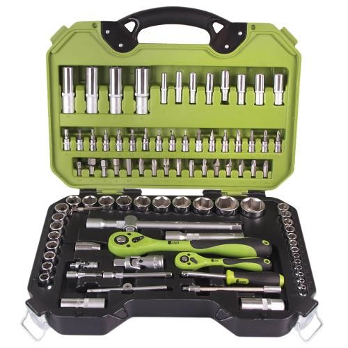 Набор инструмента Alloid 1/2" и 1/4" 6-гр. 94 предмета (TS-94) (TS-94)