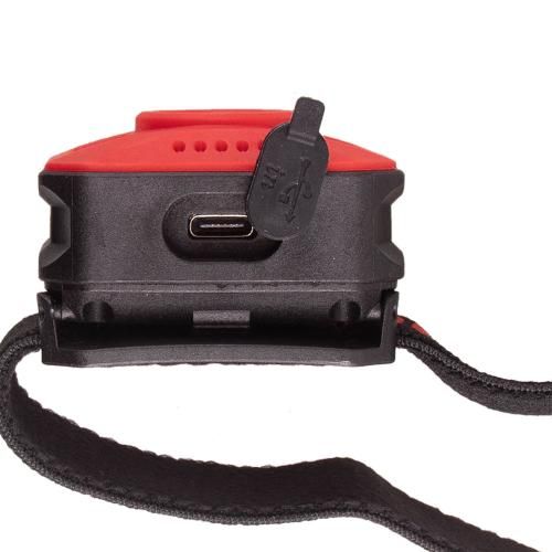 Фонарь налобный VOIN VL-163, 2 x 3W-COB (W/R)+3W XPE/АКБ800mAh/рег. наклона (VL-163)