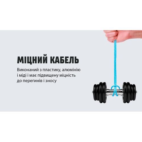 Кабель магнитный Multicolor LED VOIN USB - Lightning 3А, 2m, (быстрая зарядка/передача данных) (VL-1602L RB)