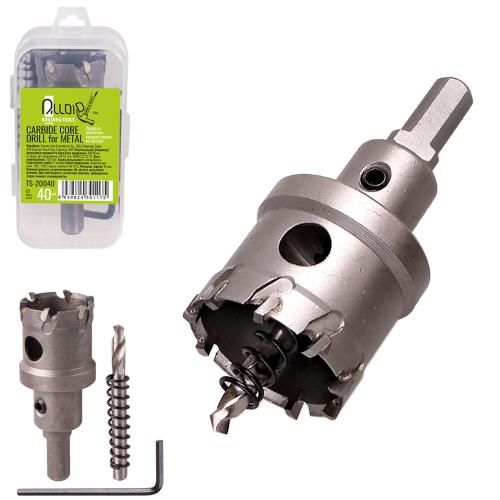 Свердло корончате твердосплавне по металу 40мм Alloid