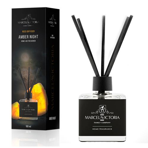 Ароматизатор жидкий для дома/офиса Tasotti "Reed diffuser" 100ml Amber Night (8059)