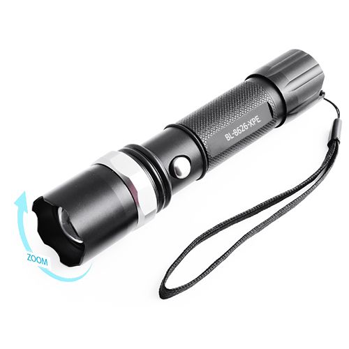 Ліхтарик діодний Police 8626-XPE, ЗУ 220V/12V, 1х18650/3хААА, zoom, Box