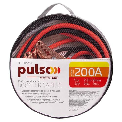 Прикуриватель PULSO 200А (до -45С) 2,5м в чехле (ПП-20125-П)