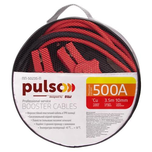 Прикуриватель PULSO 500А (до -45С) 3,5м в чехле (ПП-50235-П)