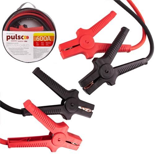 Прикуриватель PULSO 600А (до -45С) 4,0м в чехле (ПП-60240-П)