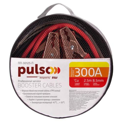 Прикуриватель PULSO 300А (до -45С) 2,5м в чехле (ПП-30125-П)