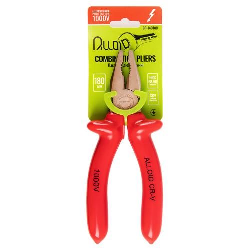 Пассатижи диэлектрические 180 мм 1000В (CP-140180) Alloid