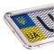 Рамка номера нерж. РНС-55055 с сеткой (РНС-55055)