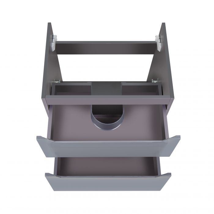 Тумба подвесная Qtap Scorpio 810х585х500 GRAPHITE QT1474TPВ802NG