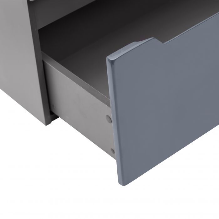 Тумба подвесная Qtap Scorpio 810х585х500 GRAPHITE QT1474TPВ802NG