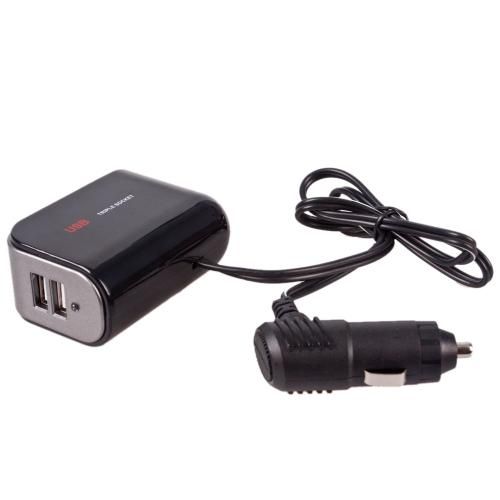 Удлинитель прикуривателя VOIN 2 выхода +2USB 2100mA 12/24V SC-2069 (SC-2069)