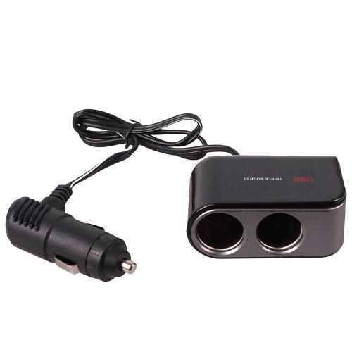 Удлинитель прикуривателя VOIN 2 выхода +2USB 2100mA 12/24V SC-2069 (SC-2069)