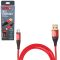 Кабель VOIN CC-4201M RD USB - Micro USB 3А, 1m, red (быстрая зарядка/передача данных) (CC-4201M RD)