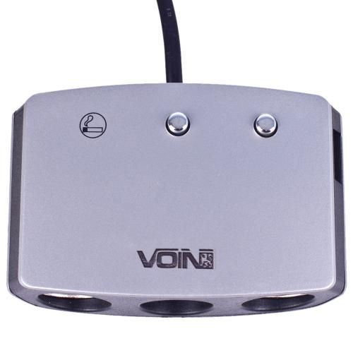 Разветвитель (удлинитель) прикуривателя VOIN 3 выхода + 1USB 2400 mA 12/24V SC-3005 проволока (SC-3005)