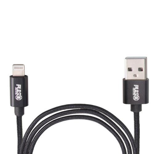 Кабель VOIN CC-1802L BK USB - Lightning 3А, 2m, black (быстрая зарядка/передача данных) (CC-1802L BK)
