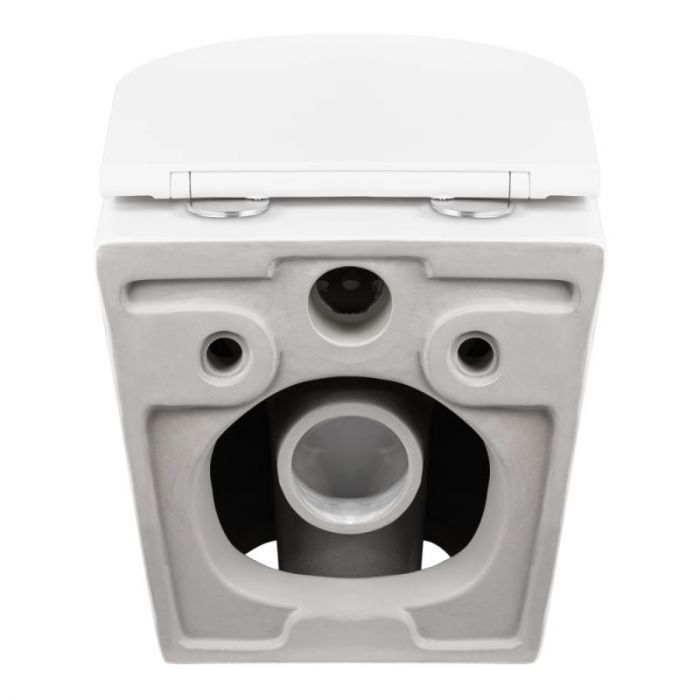 Унитаз подвесной Qtap Robin Mew безобедочный с сиденьем Soft-close QT1333046EUQW