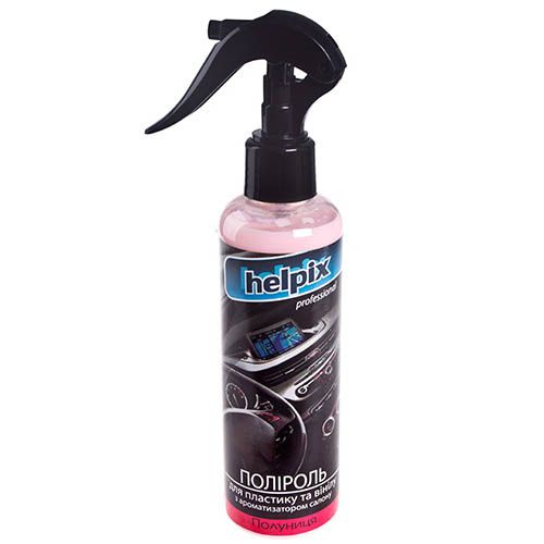 Полироль для пластика и винила HELPIX Professional 200мл распылитель (БАБЛ ГАМ)
