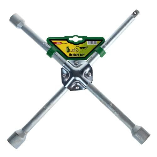 Ключ баллонный "крест" 17х19х21х 1/2", головки для гаечных ключей Alloid