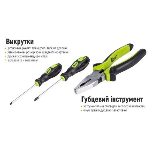 Універсальний набор інструменту 1/4" & 3/8"&1/2" , 218 предм (НГ-4218П) Alloid