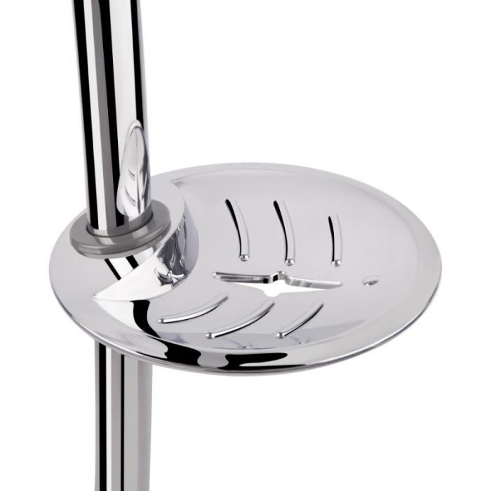 Готовое решение Qtap 10: Душ. кабина полукруглая, 90x90 + Смеситель для душа + Стойка + Шланг + Лейка