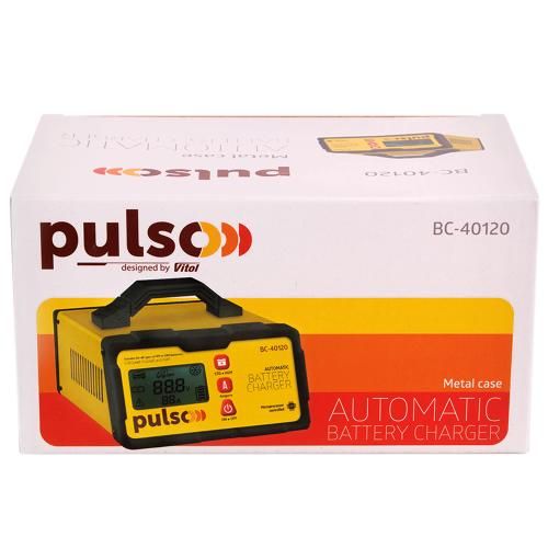 Зарядное устройство PULSO BC-40120 12&24V/2-5-10A/5-190AHR/LCD/Импульсное