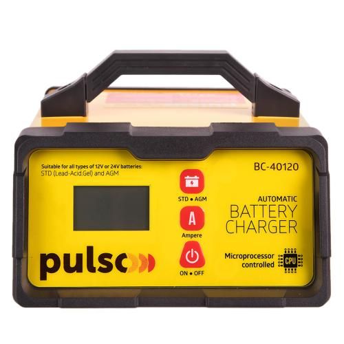 Зарядное устройство для PULSO BC-40120 12&24V/2-5-10A/5-120AHR/LCD/Импульсное (BC-40120)