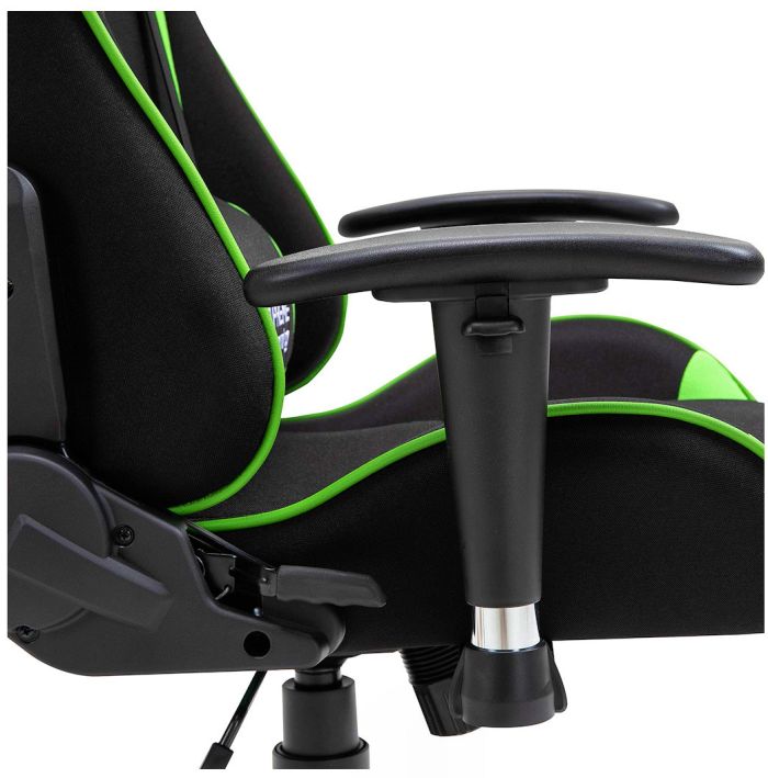 Компьютерное кресло из ткани PlayMaker Supreme Gaming 94560 Черно-зеленый, Zenga ткань